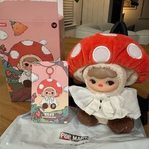 Pop Mart - Pucky - Forest Party Series - Mushroom Baby Plush Pendant